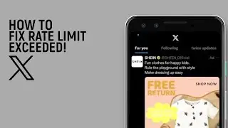 How To Fix Twitter Rate Limit Exceeded Problem On iPhone Solved [easy]