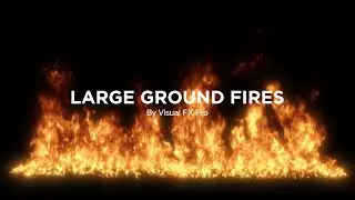 Large Ground Fires - VFX Stock Footage | Visual FX Pro