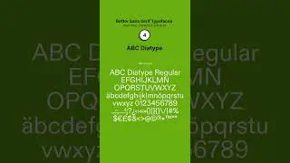 Better Sans Serif Typefaces than Inter, Helvetica and Arial 