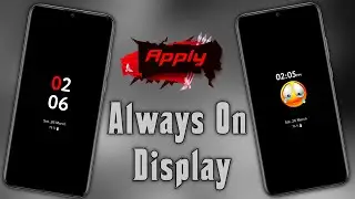 How To Apply Always On Display || Always On Display || The Priyesh