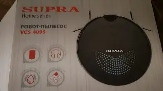 бюджетный робот пылесос SUPRA VCS-4095 обзор