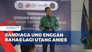 Sandiaga Uno Enggan Bahas Lagi Utang Anies