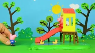 Peppa Pig Official Channel | Playing In The Garden | Cartoons For Kids | Peppa Pig Toys