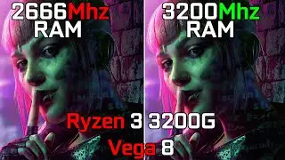 Ryzen 3 3200G Vega 8 - 2666Mhz vs 3200Mhz RAM