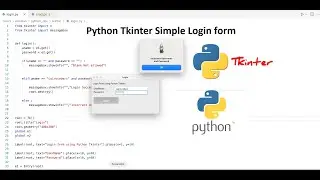 Python Tkinter Simple Login form