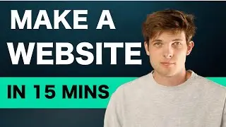 How to Make A Website in 15 Minutes Using Squarespace - 2024 Tutorial (Step by Step)