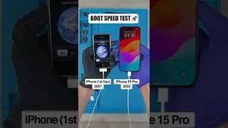 iPhone 15 Pro vs. iPhone 1  Boot-Up Speed Test! 🚀  