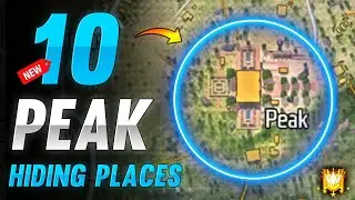 PEAK KE TOP 10 RANK PUSH HIDDEN PLACES 🤩 ✓ BR Rank Push Trick and tips in Solo || Part 1