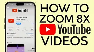 How to Use Zoom 8X on Youtube Video | New Youtube Video Zoom 2022