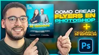 🔥Como hacer un Flyer Empresarial en Photoshop + DESCARGA de Recursos | TUTORIAL COMPLETO desde CERO⚡