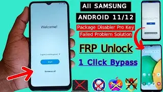 Samsung Android 11/12 FRP Bypass | A03,A02,A12,A10,A30 | Google Account Unlock | NO PC & NO Launcher