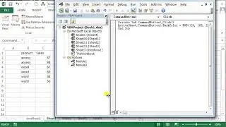 How to Change the Color of ActiveX Command Button in Excel