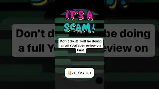 🚨SCAM 🚨doing a FULL INTENSIVE YOUTUBE REVIEW  #brandowners #clothing #clothingbrand #brand #zeelyapp