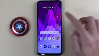 How to show white dot when touching the screen on Realme C35 Android 11