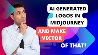 How to Create AI Generated Logos in Midjourney and Vectorizing the Result in Adobe Illustrator