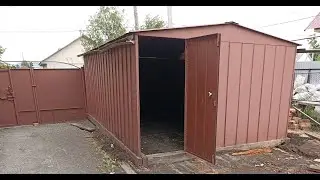 Восстановление железного гаража. Часть первая))) Задача переставить гараж.