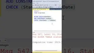 SQL Trick | How to Validate Data ? CHECK Constraint  