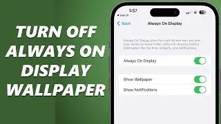 iOS 16.2 - How To Turn Off Wallpaper In Always On Display