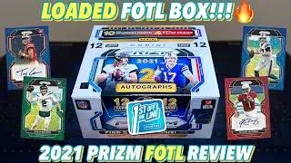 EARLY 1ST LOOK! GOOD ERROR BOX!🔥 | 2021 Panini Prizm Football FOTL Hobby Box Review