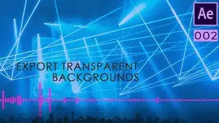 How to export with a transparent background in After Effects (Tutorial)