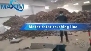 How is the end-of-life motor rotor processed? Rotor crushing machine