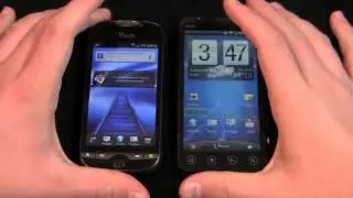 T Mobile myTouch 4G Slide vs  HTC EVO 3D Dogfight Part 2