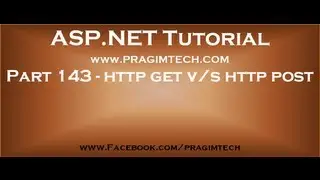 Part 143   Difference between http get and http post methods