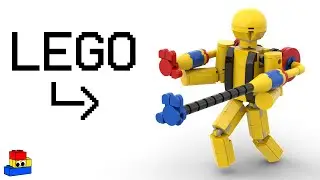 Building the Player + Grab Pack out of LEGO (Poppy Playtime)