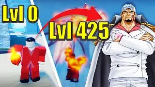 Starting Over as Akainu with Magu in GPO | Noob to Pro Level 0 to Max 425 Grand piece online