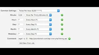 How to Start Cron Job via Server