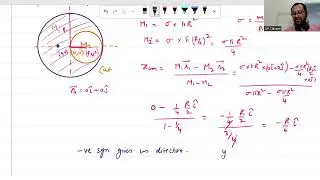 centre of mass of truncated body ,velocity and acceleration of centre of mass 3