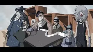 Kakashi Uses Zabuza's Sword VS Seven Ninja Swordsman of The Mist