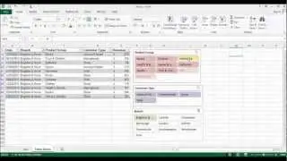 Excel 2013 Table Slicers: Filter Data Using a Visual Dashboard