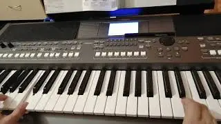 YAMAHA psr-S670 опробования стиля