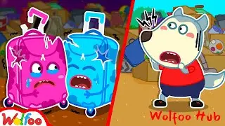 Wolfoo! Luggage Suitcase Goes Missing - Kid's Stories About Wolfoo's Brilliant Suitcase | Wolfoo Hub