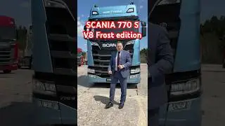 Scania 770 S V8 Frost edition in Moscow #alekseymercedes