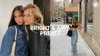 Bright & Airy filter | Instagram feed theme | vsco filters tutorial