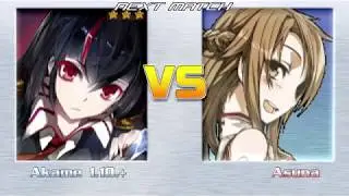 Akame VS Asuna SAO M.U.G.E.N