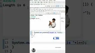 Int length 😳 program in java 😮 #coding #beginners #interview #tutorial #shorts