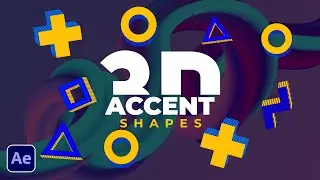 Create 3D Accent Motion Graphics in After Effects | Tutorial