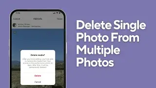 How to Delete Single Instagram Picture From a Post | Remove Single Photo From Post (Android 2024)