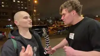 Leva2k vs фанат Неравная битва поражение Льва сбежал 