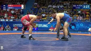 1/2 FS - 110 kg: A. ZARE (IRI) v. I. ABUEV (AZE)