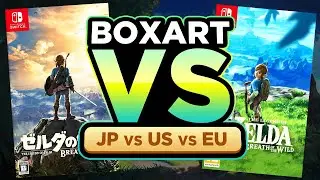 Zelda Game Box Art: JP vs US vs EU