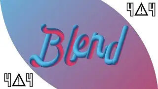 Adobe Illustrator Blend Tool Magic for Absolute Beginner