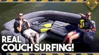 Floating a Couch Down a River