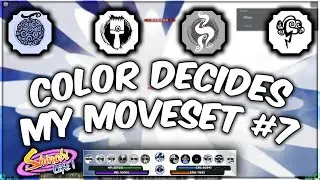 COLOR DECIDES MY MOVESET PART 7 | Shinobi Life 2