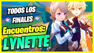 ENCUENTROS LYNETTE GENSHIN IMPACT (TODOS LOS FINALES, LOGROS Y RECOMPENSAS SIN SPOILERS)