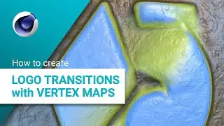 Logo Transitions with Vertex Maps and Fields in Cinema 4D