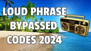 LOUD PHRASE WORDS Roblox Ids (WORKING 2024)